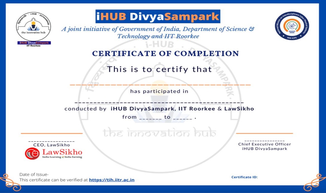 sample certificate